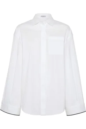 Brunello Cucinelli Mujer, Blusas y Camisas, Blanco, Talla: L