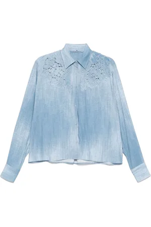 ERMANNO SCERVINO Mujer, Blusas y Camisas, Azul, Talla: M