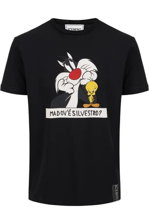 Iceberg Hombre, Camisetas, Negro, Talla: L