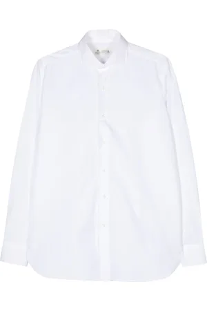 LUIGI BORRELLI NAPOLI Hombre, Camisas, Blanco, Talla: L