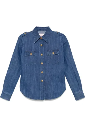 VALENTINO GARAVANI Mujer, Blusas y Camisas, Azul, Talla: S