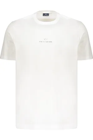 Paul & Shark Hombre, Camisetas, Blanco, Talla: L