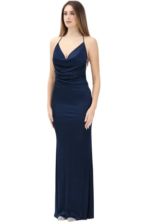Elisabetta Franchi Mujer, Vestidos, Azul, Talla: L