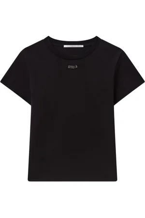Stella McCartney Mujer, Camisetas, Negro, Talla: S