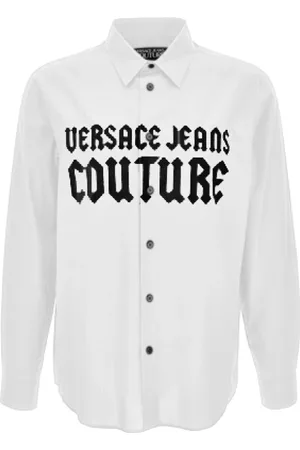 VERSACE Hombre, Camisas, Blanco, Talla: S