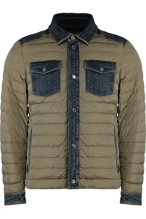 MOORER Hombre, Chaquetas, Verde, Talla: XL