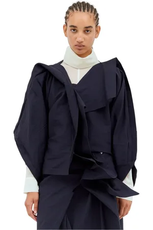 Issey Miyake Mujer, Chaquetas, Azul, Talla: M