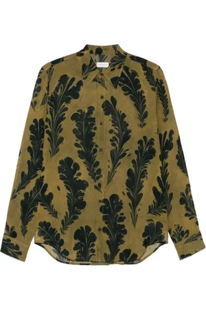 DRIES VAN NOTEN Hombre, Camisas, Verde, Talla: M