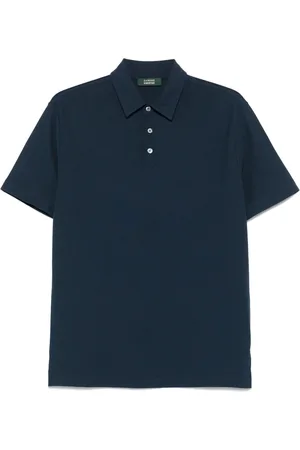 ZANONE Hombre, Camisetas, Azul, Talla: XL