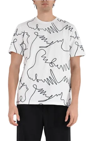 Msgm Hombre, Camisetas, Blanco, Talla: S