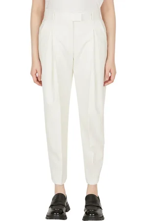 Alexander McQueen Mujer, Pantalones, Blanco, Talla: S