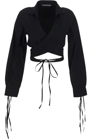 ANDREA ADAMO Mujer, Blusas y Camisas, Negro, Talla: M