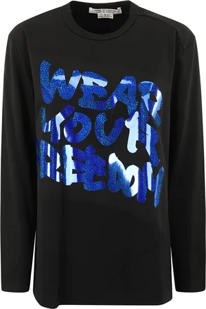 Comme des Garçons Mujer, Camisetas, Negro, Talla: M