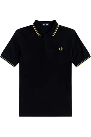 Fred Perry Hombre, Camisetas, Azul, Talla: L