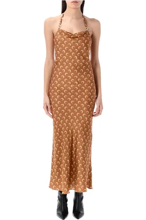Marine Serre Mujer, Vestidos, Marrón, Talla: M