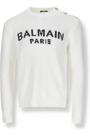 Balmain Hombre, Jerseys, Blanco, Talla: L