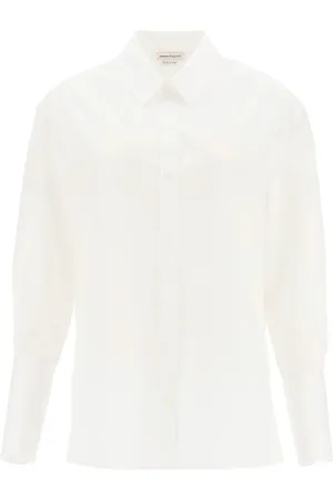 Alexander McQueen Mujer, Blusas y Camisas, Blanco, Talla: M