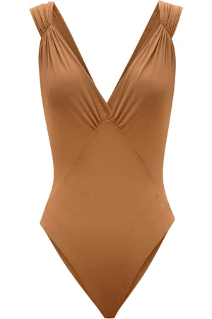 Saint Laurent Mujer, Camisetas, Marrón, Talla: M