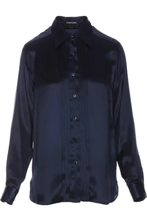 Tom Ford Mujer, Blusas y Camisas, Azul, Talla: S