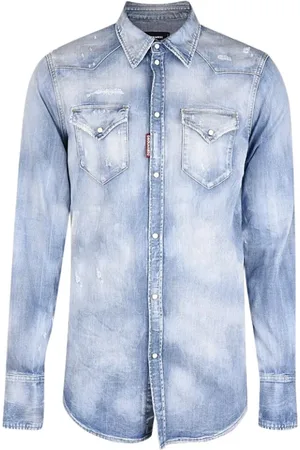 Dsquared2 Hombre, Camisas, Azul, Talla: S