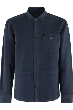 FAY Hombre, Chaquetas, Azul, Talla: L
