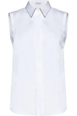 Brunello Cucinelli Mujer, Blusas y Camisas, Blanco, Talla: S
