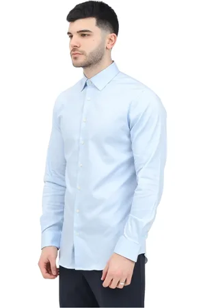 SELECTED Hombre, Camisas, Azul, Talla: M