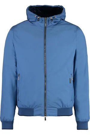 MOORER Hombre, Chaquetas, Azul, Talla: M
