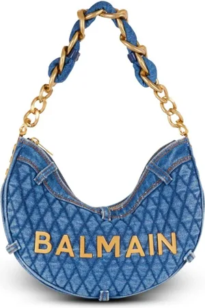 Balmain Mujer, Bolsos, Azul, Talla: ONE Size