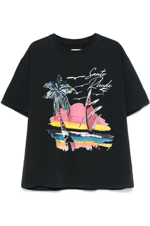 Rhude Hombre, Camisetas, Negro, Talla: M
