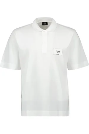 Fendi Hombre, Camisetas, Blanco, Talla: M