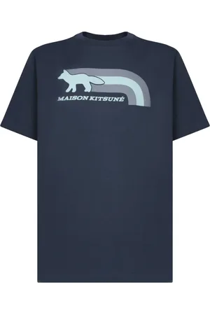 Maison Kitsuné Hombre, Camisetas, Azul, Talla: XL