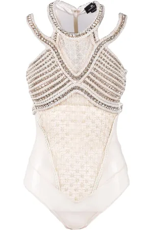 Elisabetta Franchi Mujer, Camisetas, Blanco, Talla: L