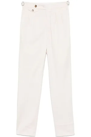 Brunello Cucinelli Hombre, Pantalones, Blanco, Talla: XL