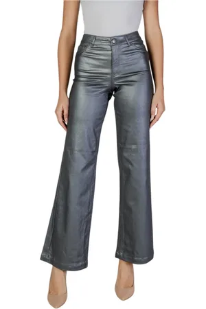 JACQUELINE DE YONG Mujer, Pantalones, Gris, Talla: S