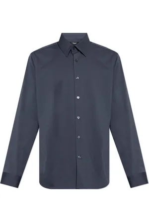 THEORY Hombre, Camisas, Azul, Talla: M