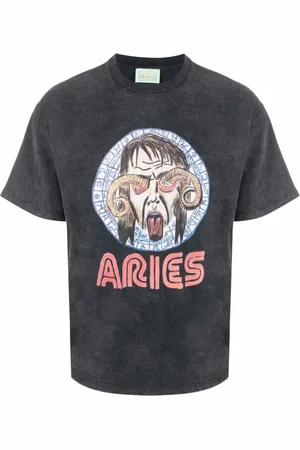 ARIES Hombre, Camisetas, Negro, Talla: M