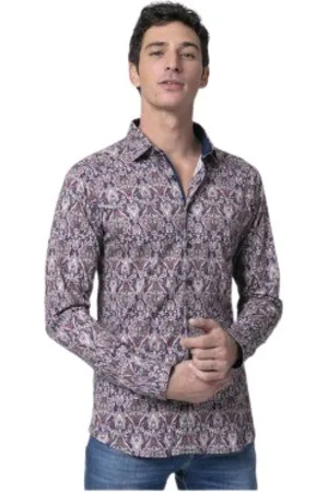DESOTO Hombre, Camisas, Azul, Talla: L