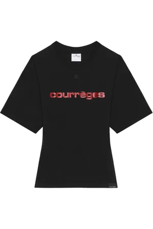 Courrèges Mujer, Camisetas, Negro, Talla: M