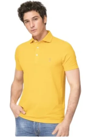 Gran Sasso Hombre, Camisetas, Amarillo, Talla: 2XL