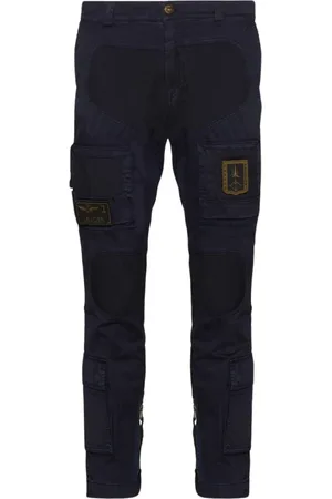 Aeronautica Militare Hombre, Pantalones, Azul, Talla: M
