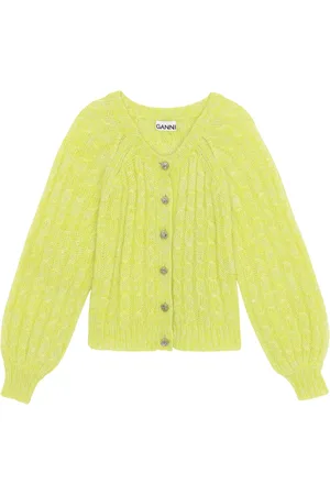 Ganni Mujer, Jerseys, Amarillo, Talla: M