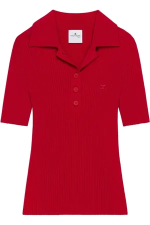 Courrèges Mujer, Camisetas, Rojo, Talla: M