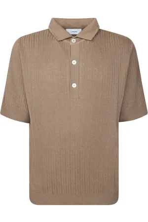 LARDINI Hombre, Camisetas, Marrón, Talla: S