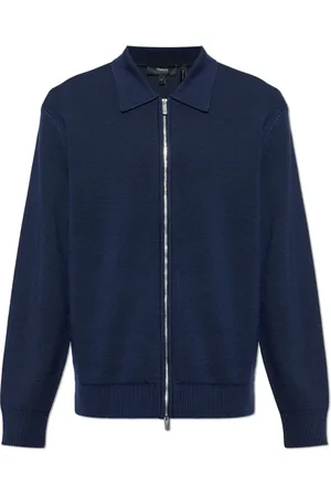 THEORY Hombre, Jerseys, Azul, Talla: S