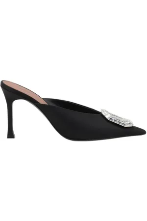 Amina Muaddi Mujer, Zapatos, Negro, Talla: 37 1/2 EU