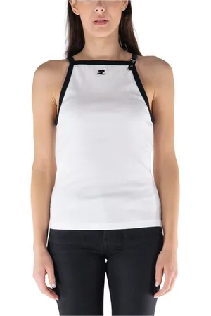 Courrèges Mujer, Camisetas, Blanco, Talla: L