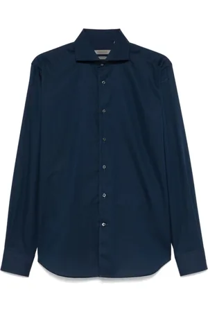 corneliani Hombre, Camisas, Azul, Talla: M