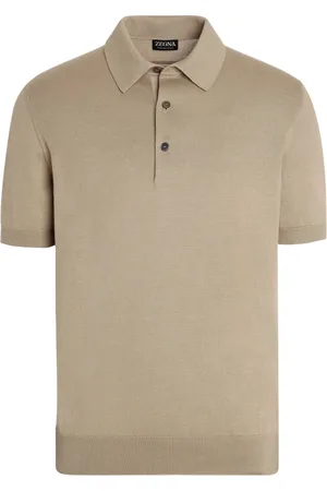 Ermenegildo Zegna Hombre, Camisetas, Marrón, Talla: M