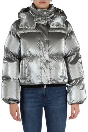 Elisabetta Franchi Mujer, Chaquetas, Gris, Talla: S